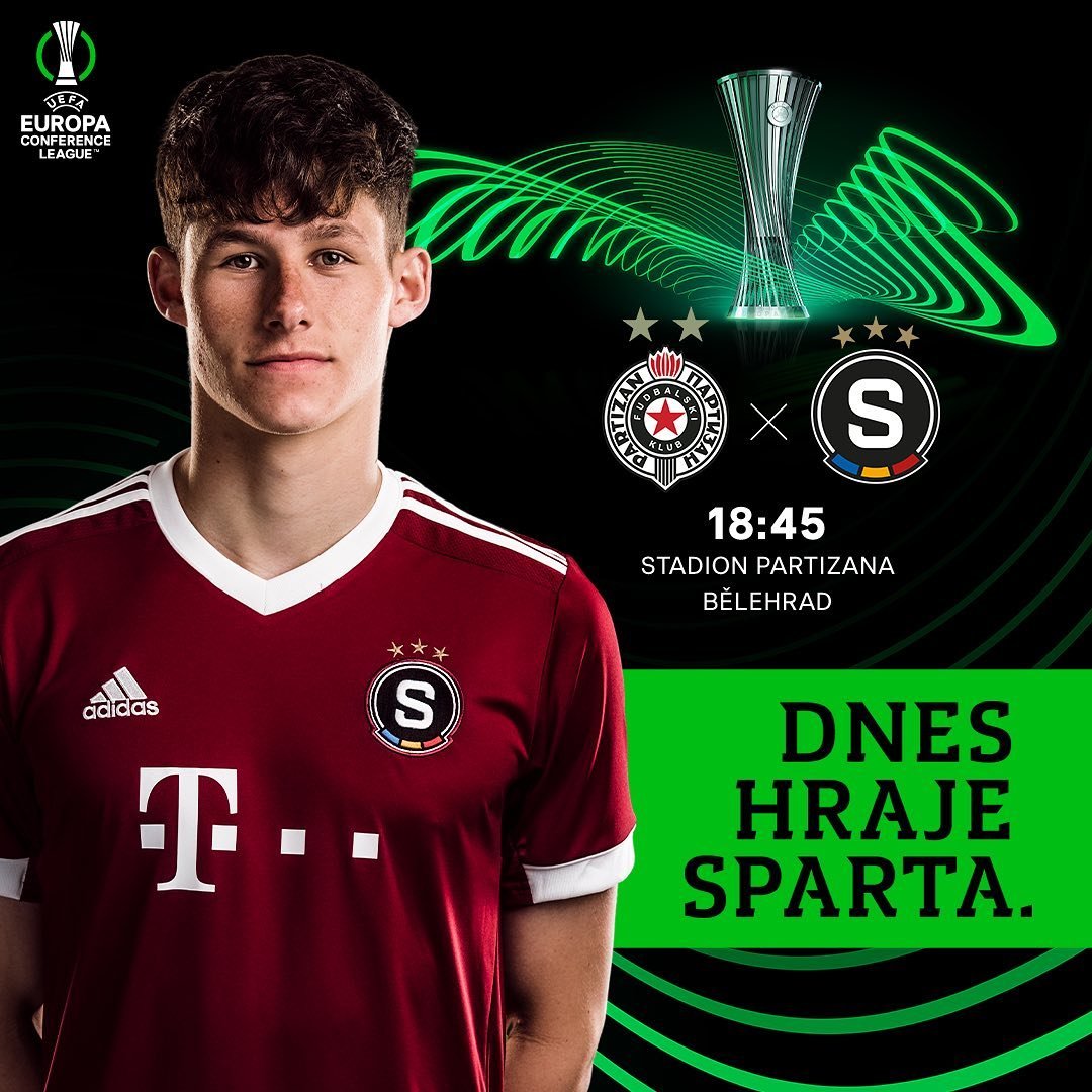 ??❤️ Dnes večer nás v Bělehradě čeká zápas o setrvání v pohárové Evropě!

? Přímý přenos sledujte na Sport 2. #acsparta